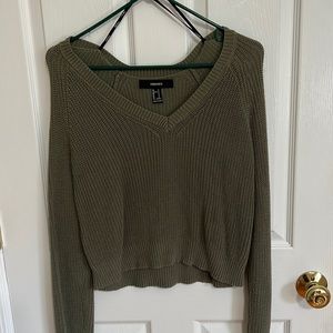 Crop top sweater
